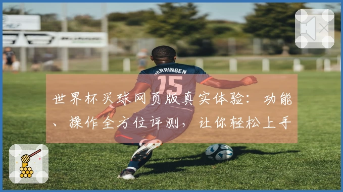 世界杯买球网页版真实体验：功能、操作全方位评测，让你轻松上手