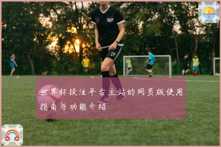 世界杯投注平台主站的网页版使用指南与功能介绍